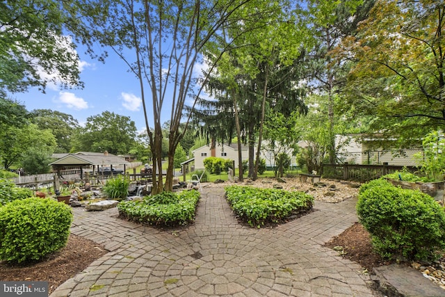 8359 Elm Rd, Millersville, MD 21108 - view of yard with a patio area