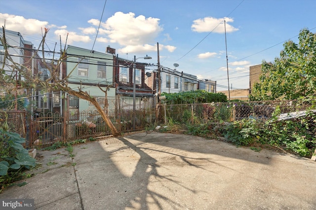 view of patio with fence