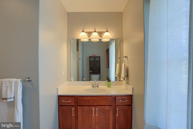 full bathroom with vanity