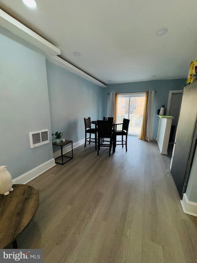 531 E Luray St, Philadelphia, PA 19120 - dining area with visible vents, baseboards, and wood finished floors