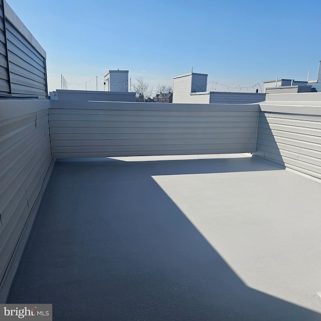 view of patio / terrace with a balcony