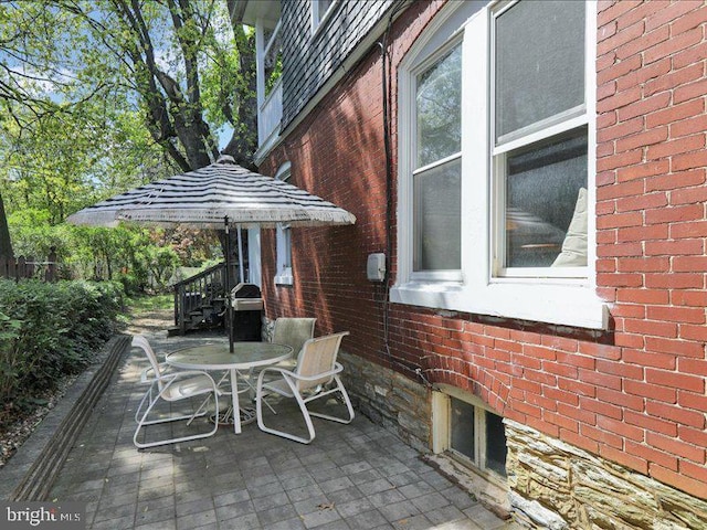 view of patio