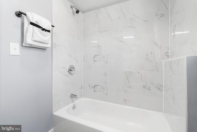 bathroom featuring tub / shower combination