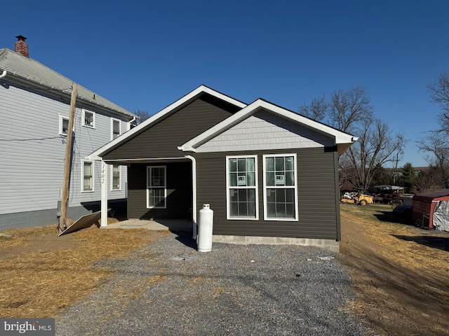 view of front of property