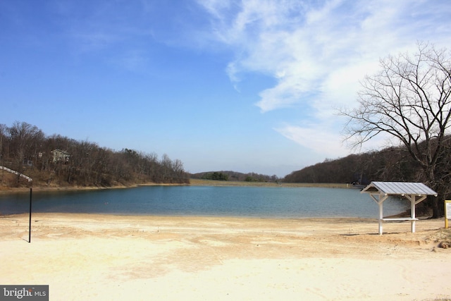 view of water feature