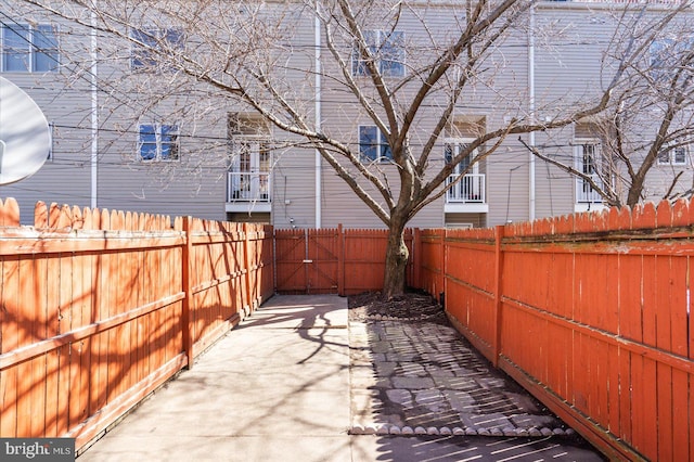 view of patio / terrace featuring a fenced backyard