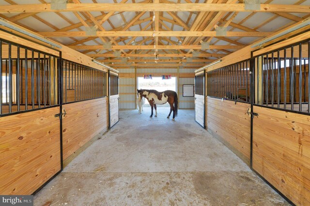 view of stable