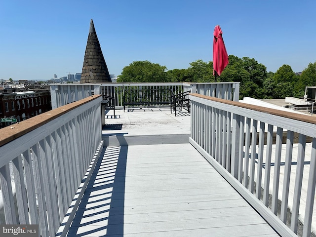 view of deck