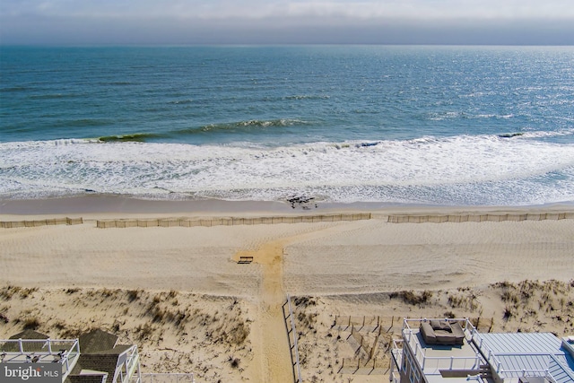 water view featuring a view of the beach