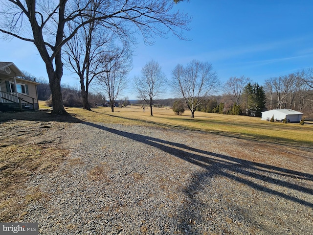 view of road