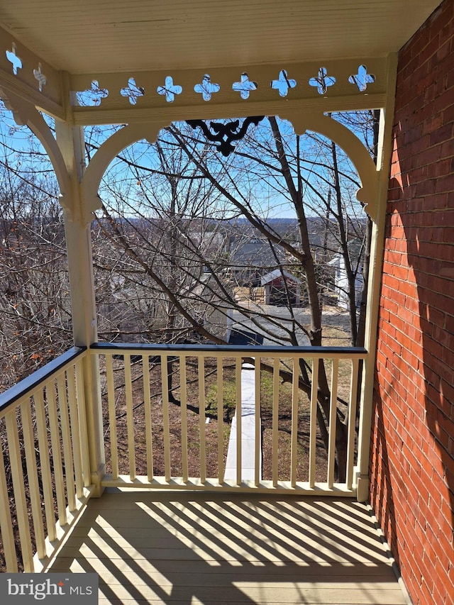 view of deck