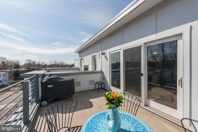 deck with grilling area