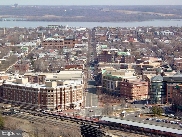 property's view of city with a water view