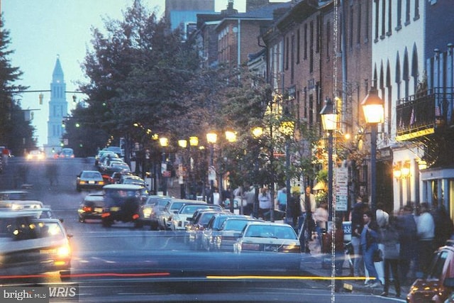 view of street featuring street lights