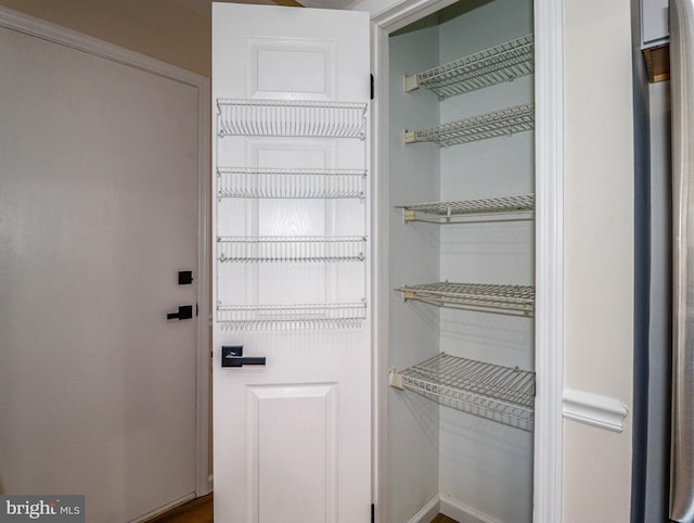 view of closet