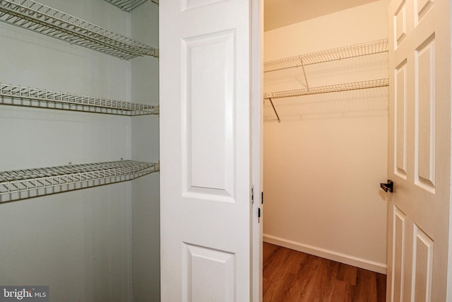 view of closet