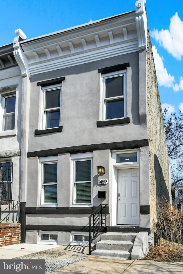 multi unit property with stucco siding