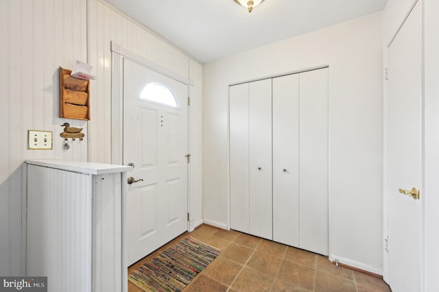 view of entrance foyer