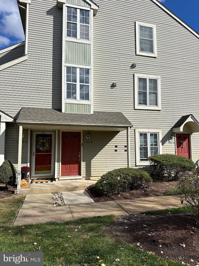 multi unit property with a shingled roof