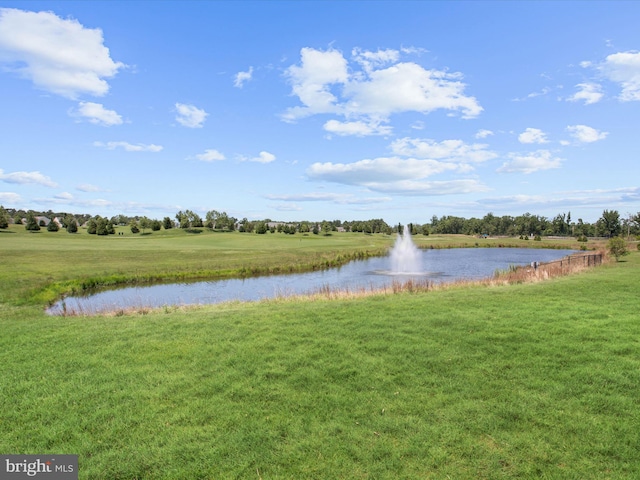 property view of water