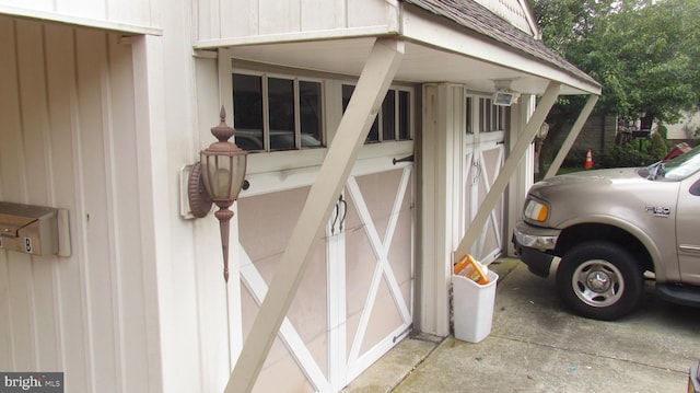 view of horse barn