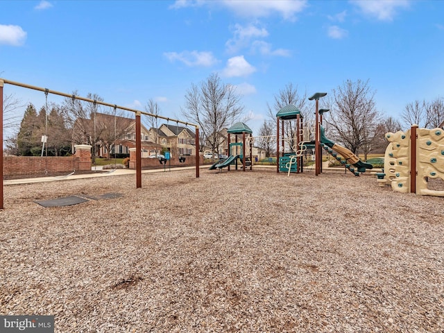 view of community playground