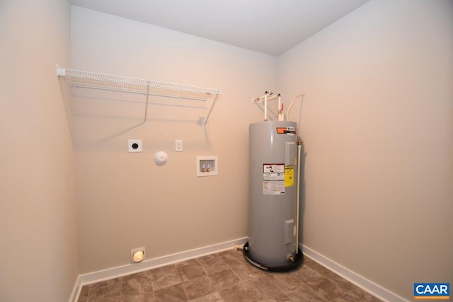 utilities featuring electric water heater