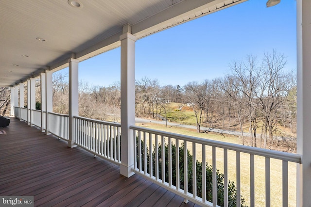 view of deck