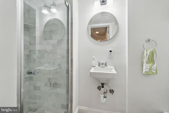 full bath featuring a stall shower