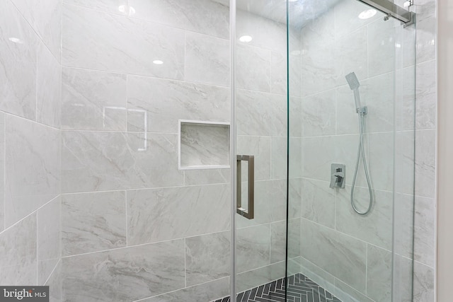 full bath with a stall shower