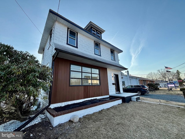 view of traditional style home