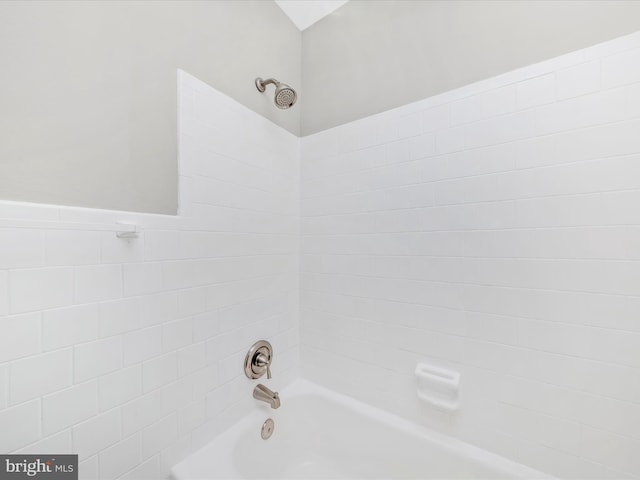 details with shower / washtub combination