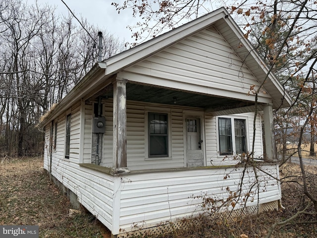 view of front of home