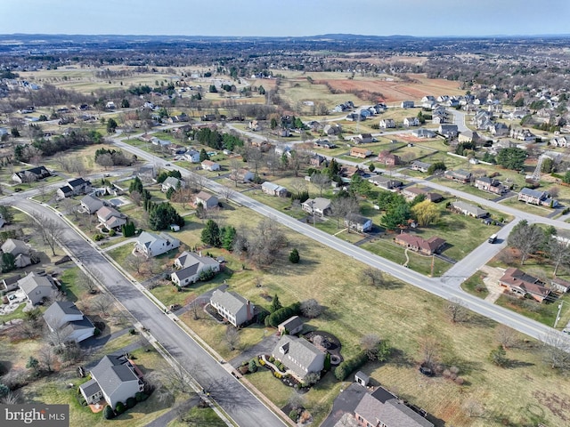 birds eye view of property featuring a residential view