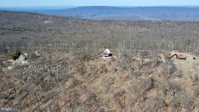 drone / aerial view with a rural view