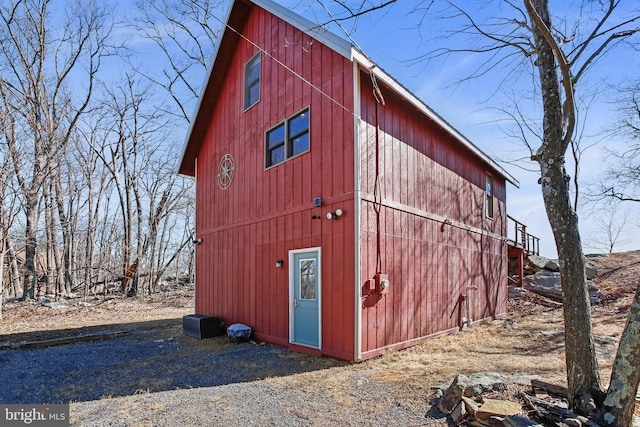 view of barn