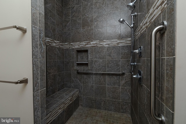 full bath with a stall shower