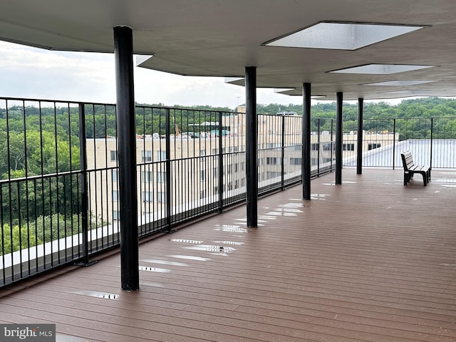 6621 Wakefield Dr Unit 403, Alexandria, VA 22307 - view of wooden deck