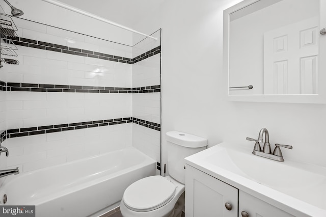 445 Pitman Pl, Baltimore, MD 21202 - full bath featuring vanity, toilet, and shower / bath combination