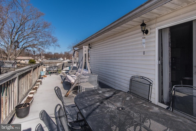 view of patio / terrace with outdoor dining area