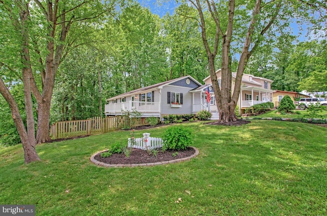 3719 3rd St, North Beach, MD 20714 - single story home with covered porch