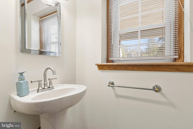 bathroom with a sink