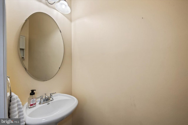 bathroom with a sink