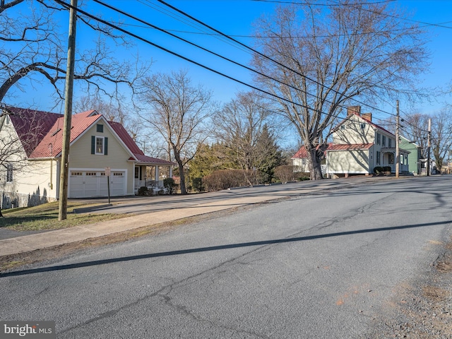 view of road