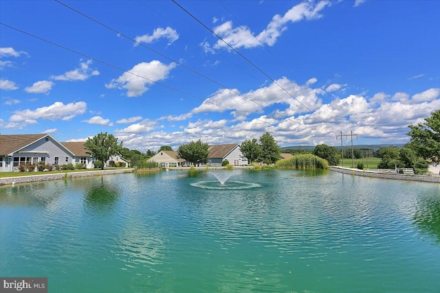 property view of water