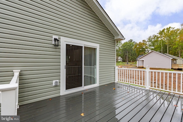 view of deck