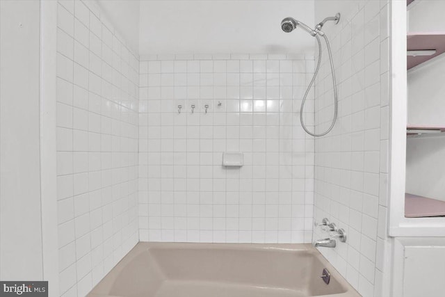 bathroom featuring tub / shower combination