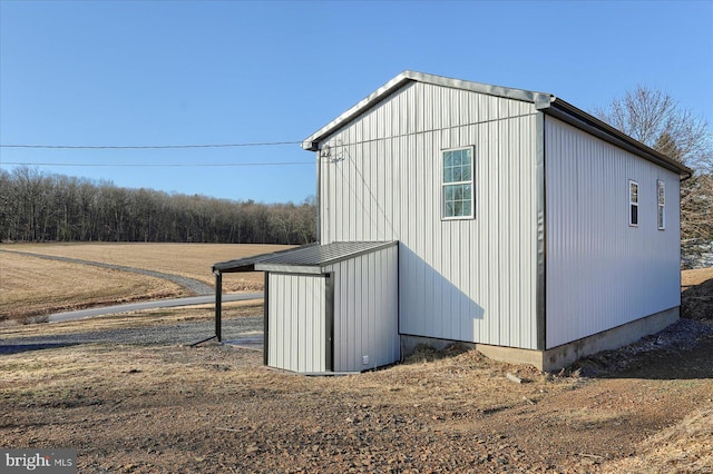 view of outbuilding