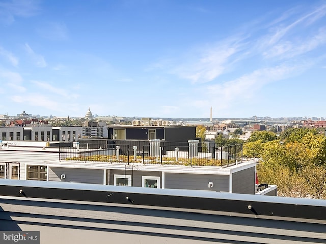 balcony featuring a view of city