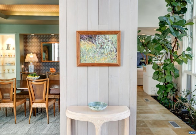 dining area with visible vents